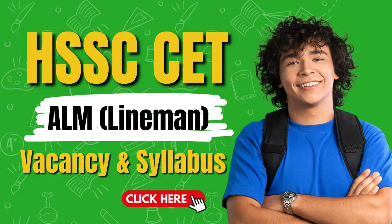 HSSC CET ALM Syllabus and Vacancy