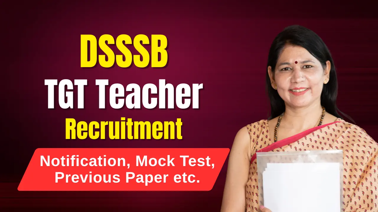 DSSSB TGT Recruitment