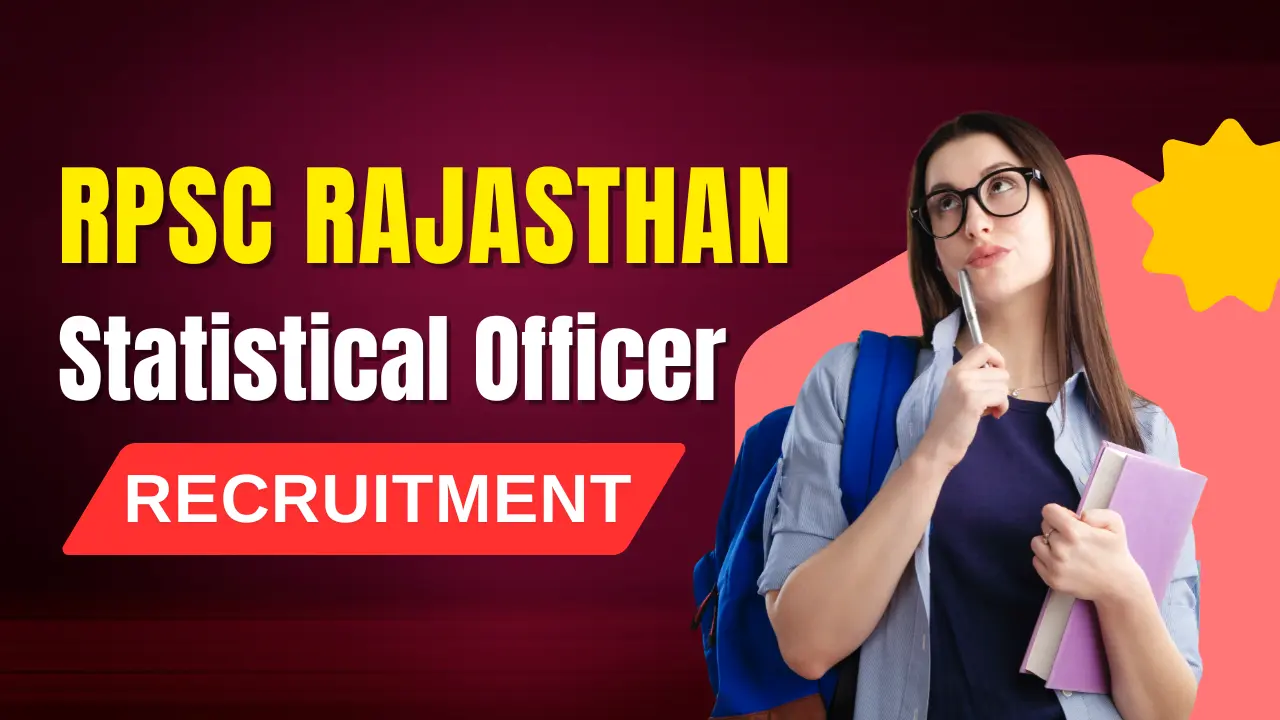 RPSC Statistical Officer Recruitment