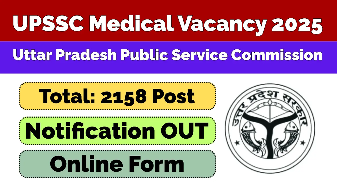 UPPSC Medical Recruitment 2025
