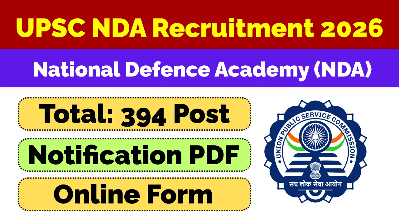 UPSC NDA (1) 2026 Notification