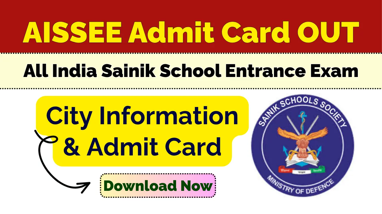 AISSEE Admit Card 2026