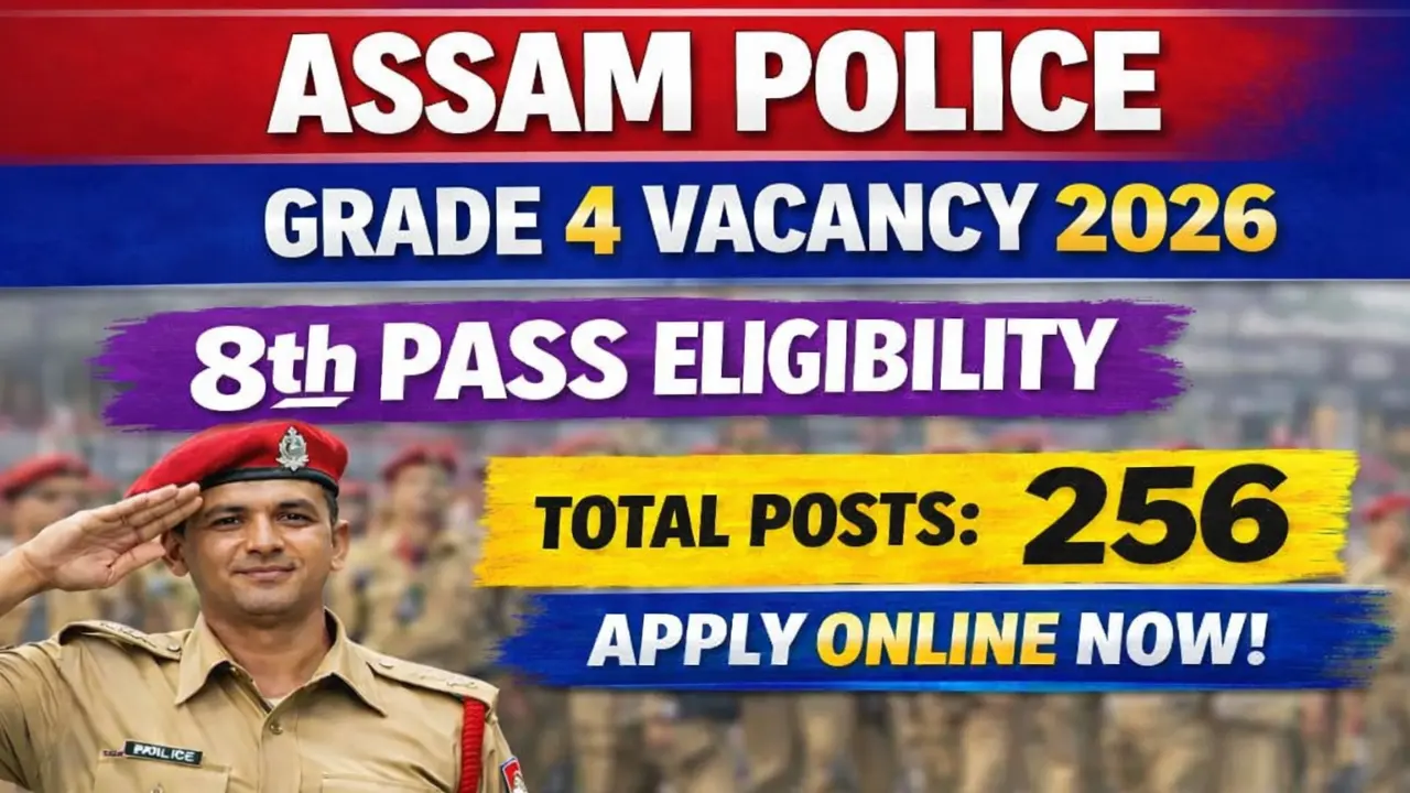 Assam Police Grade 4 Vacancy 2026