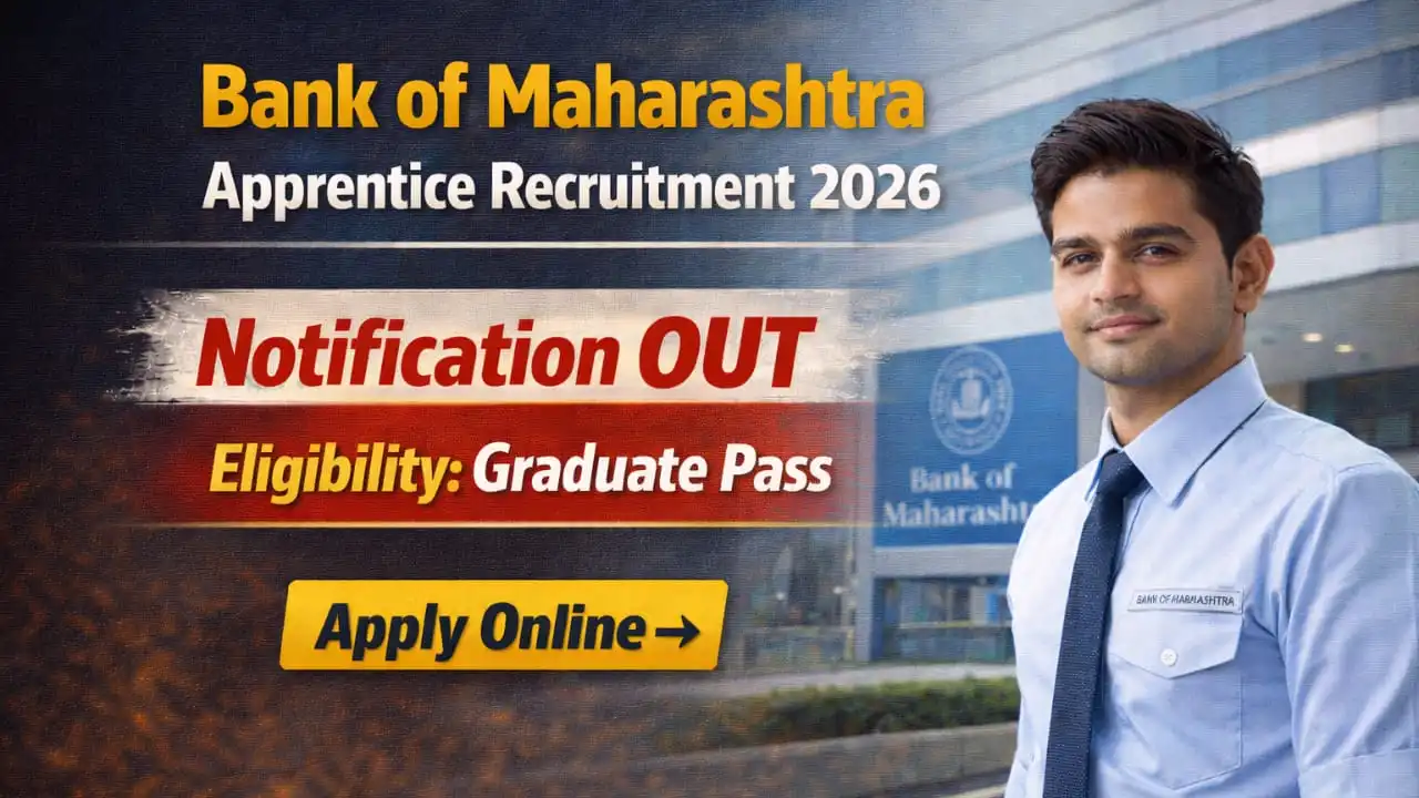 Bank of Maharashtra Apprentice Recruitment 2026