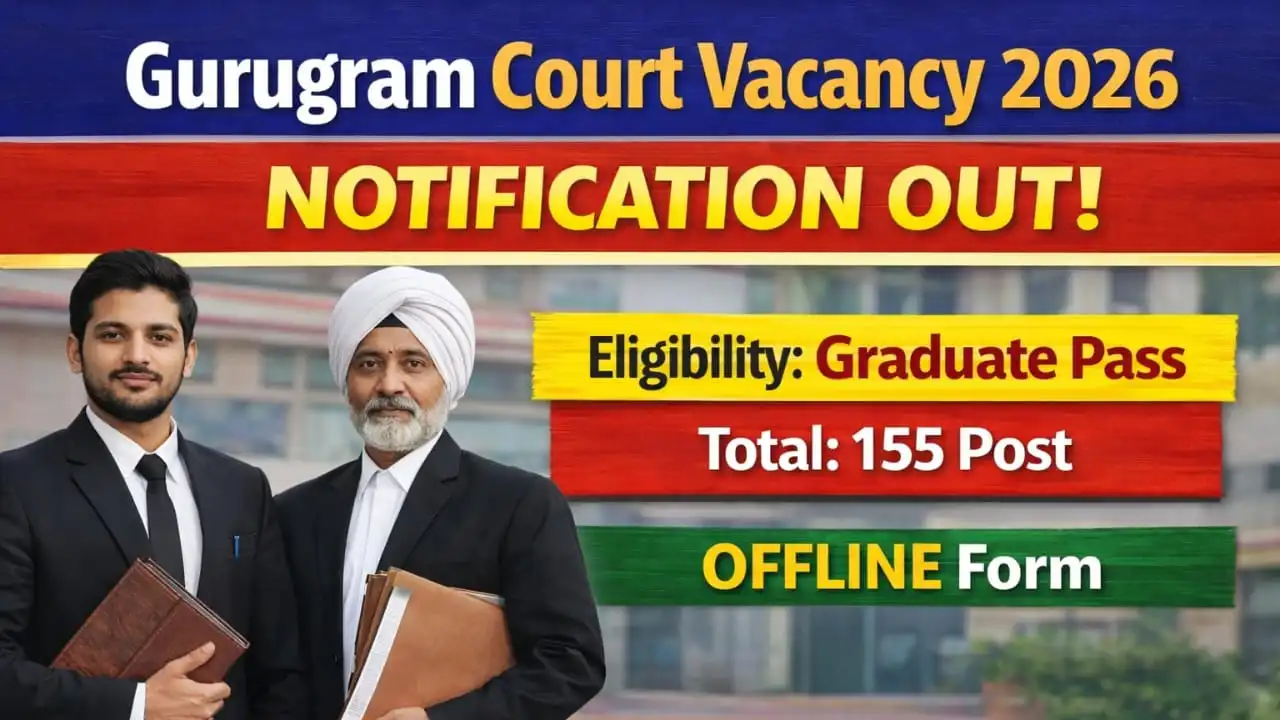 Gurugram Court Vacancy 2026