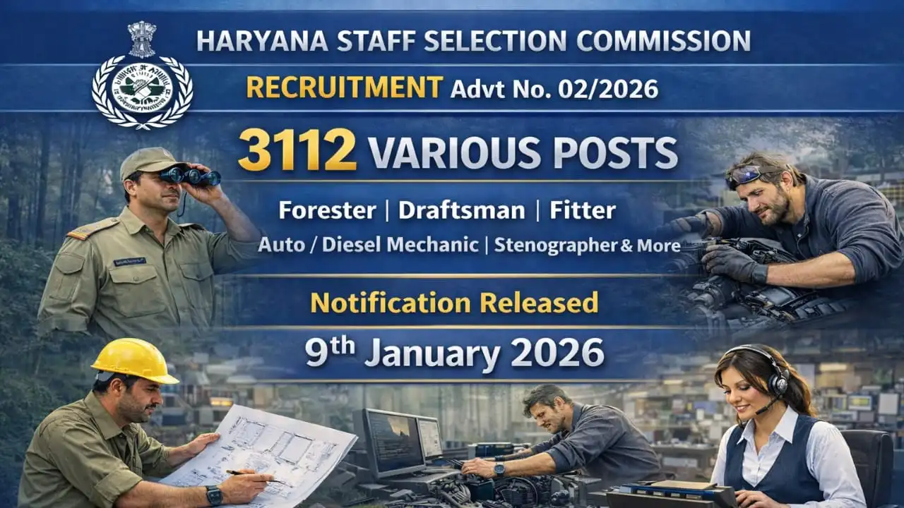 HSSC Advt 2/2026 Group C Recruitment