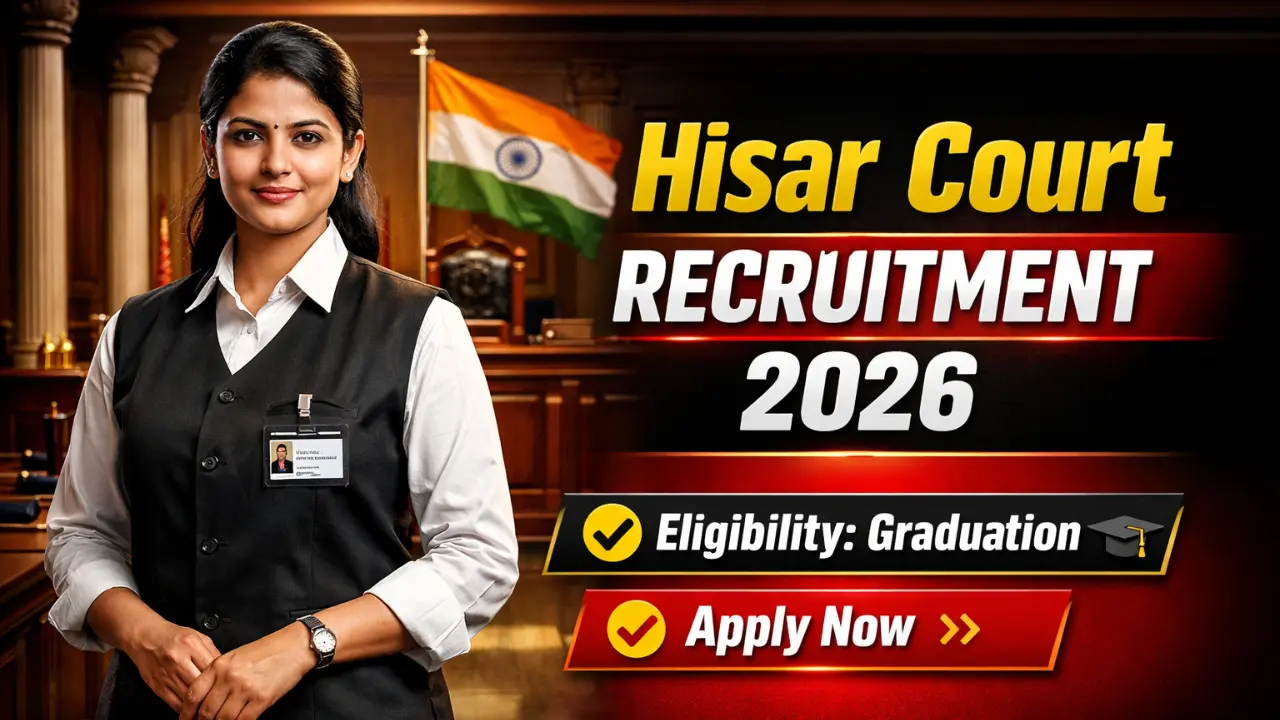 Hisar Court Vacancy 2026