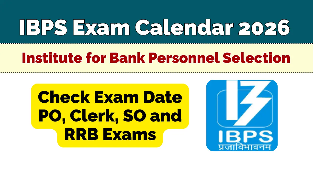 IBPS Exam Calendar
