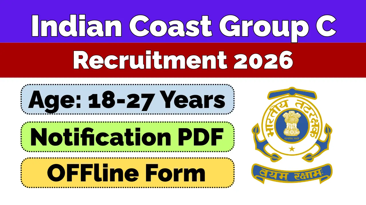 Indian Coast Group C Vacancy 2026