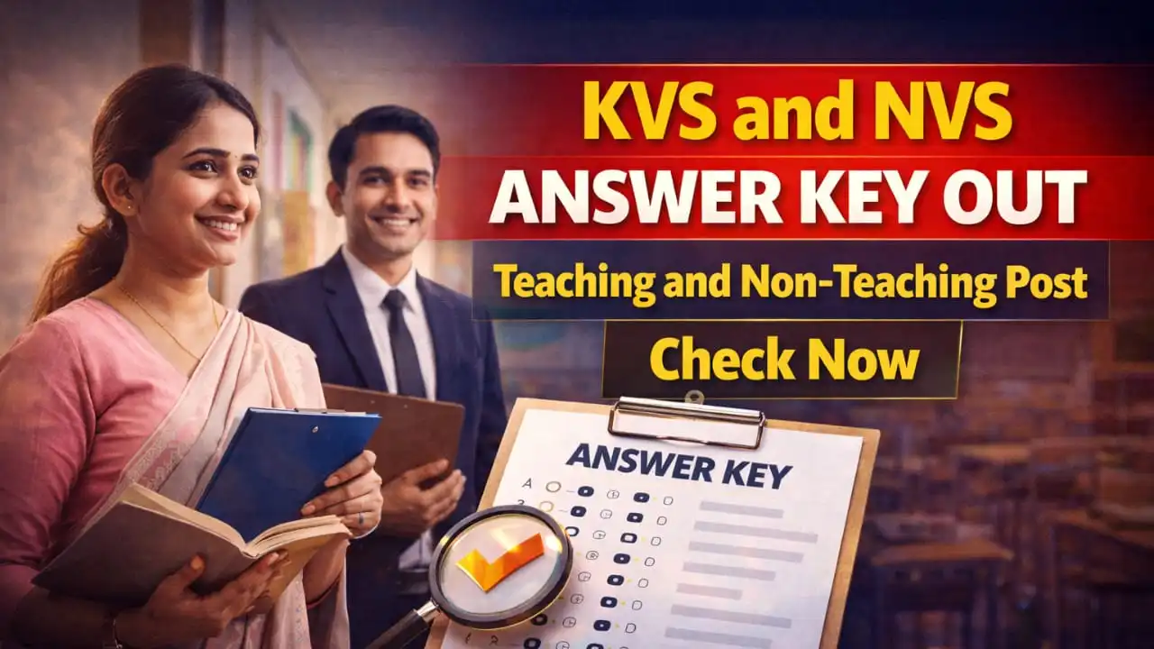 KVS NVS Answer Key 2026