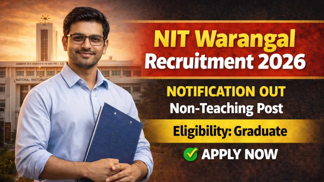 NIT Warangal Recruitment 2026