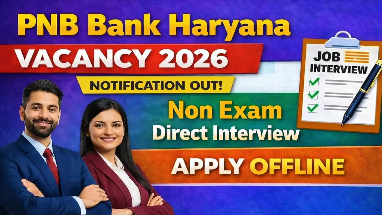 PNB Bank Haryana Vacancy 2026