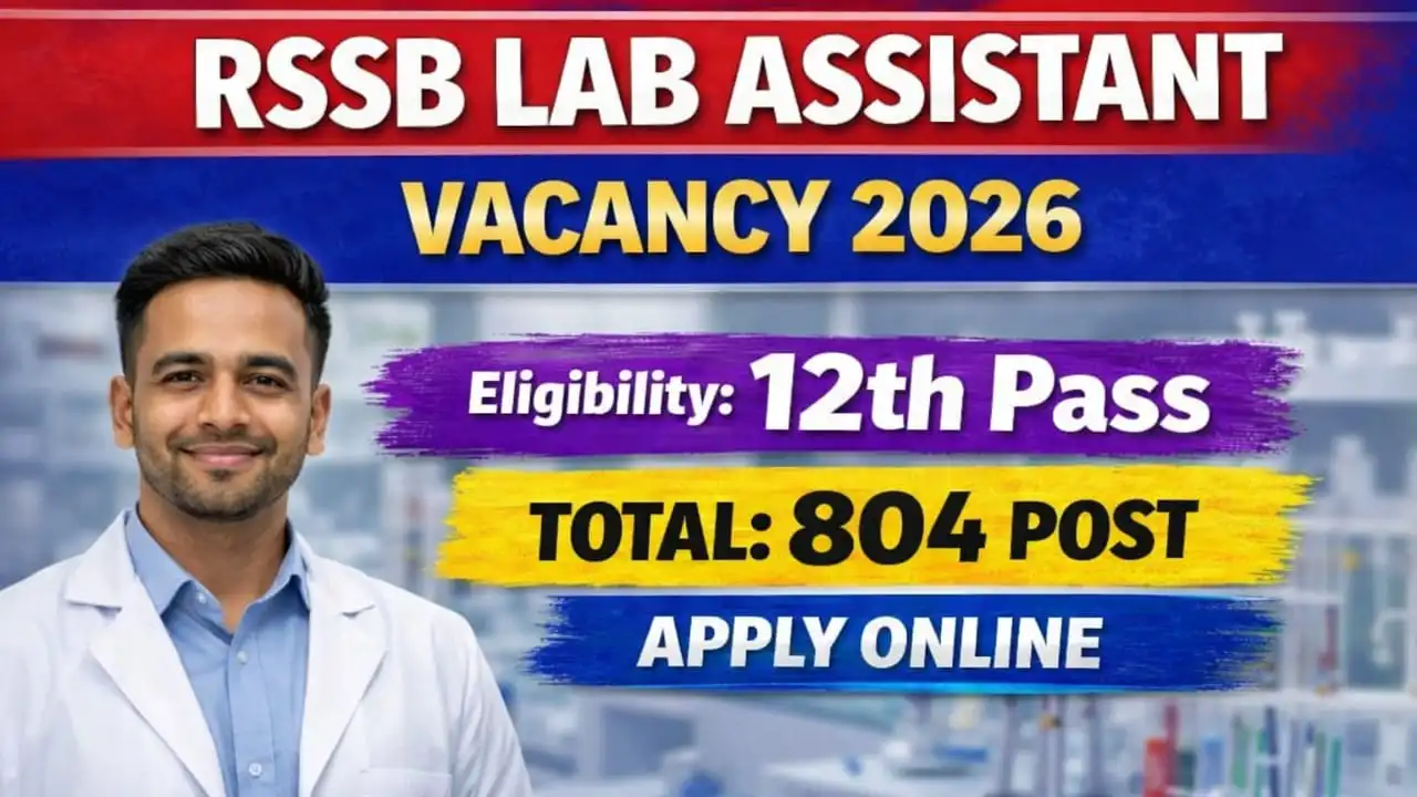 RSSB Lab Assistant Recruitment 2026