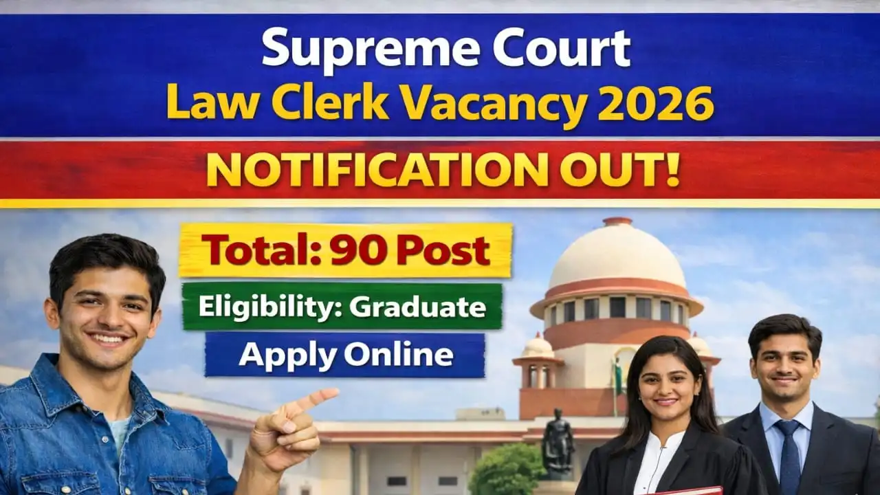 Supreme Court Law Clerk Vacancy 2026