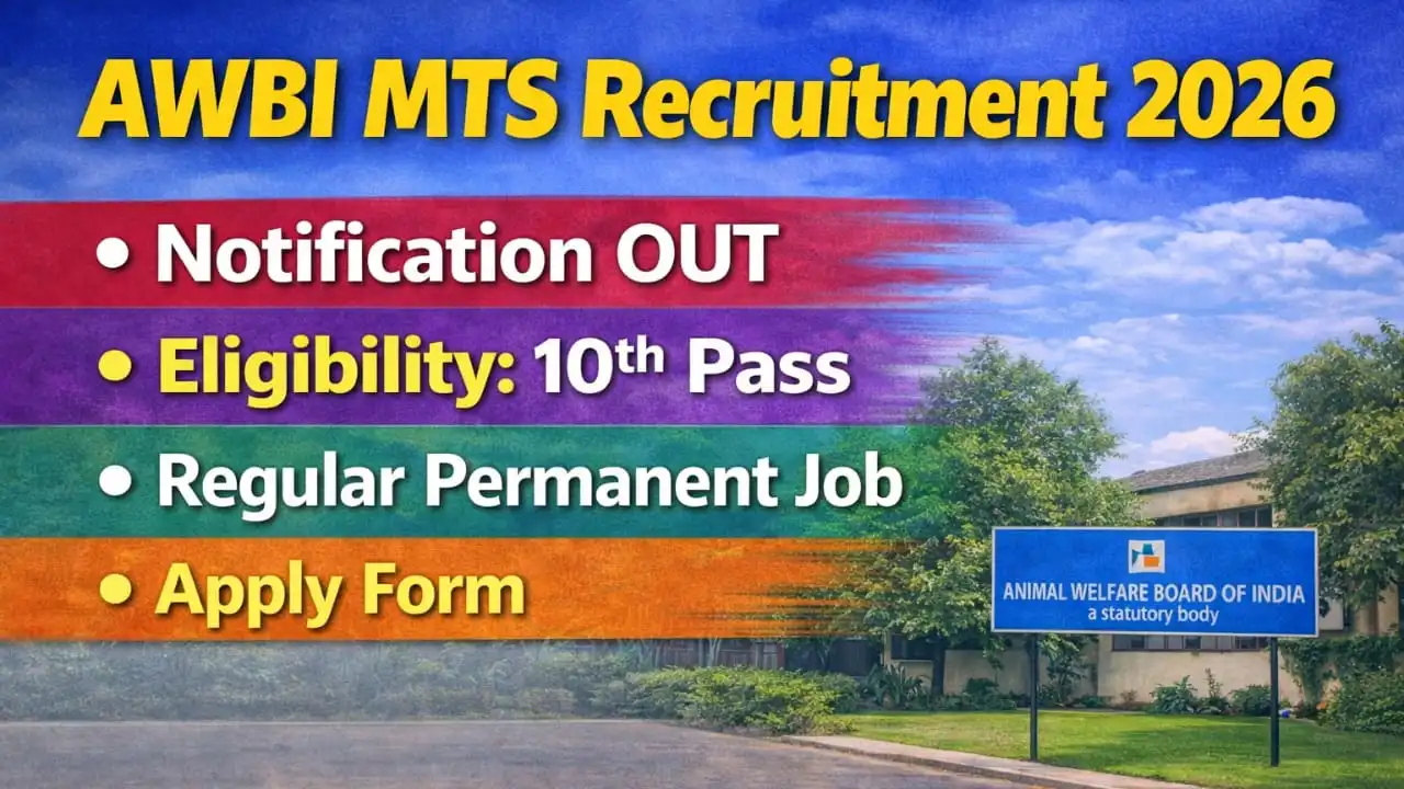 AWBI MTS Recruitment 2026