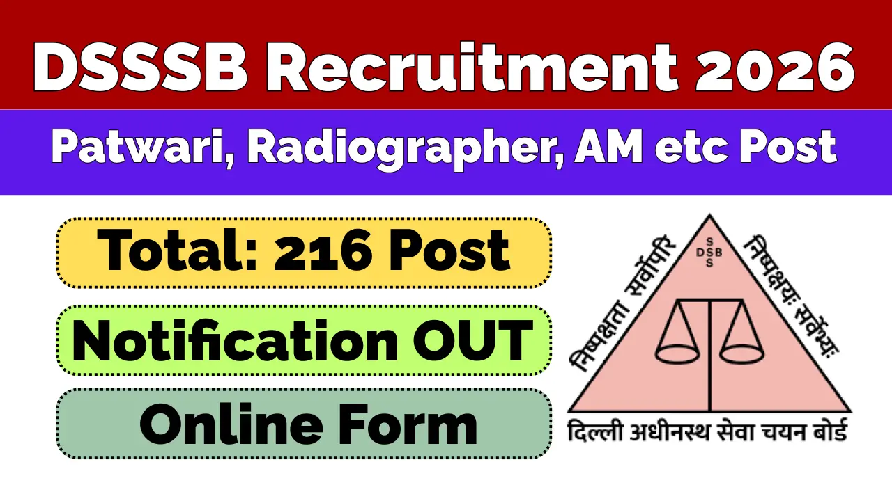 DSSSB Advt 022026