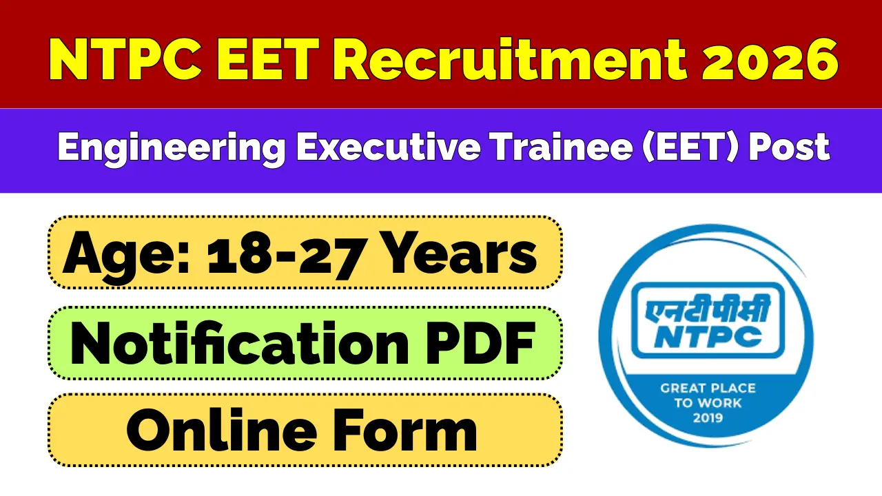 NTPC EET Recruitment 2026