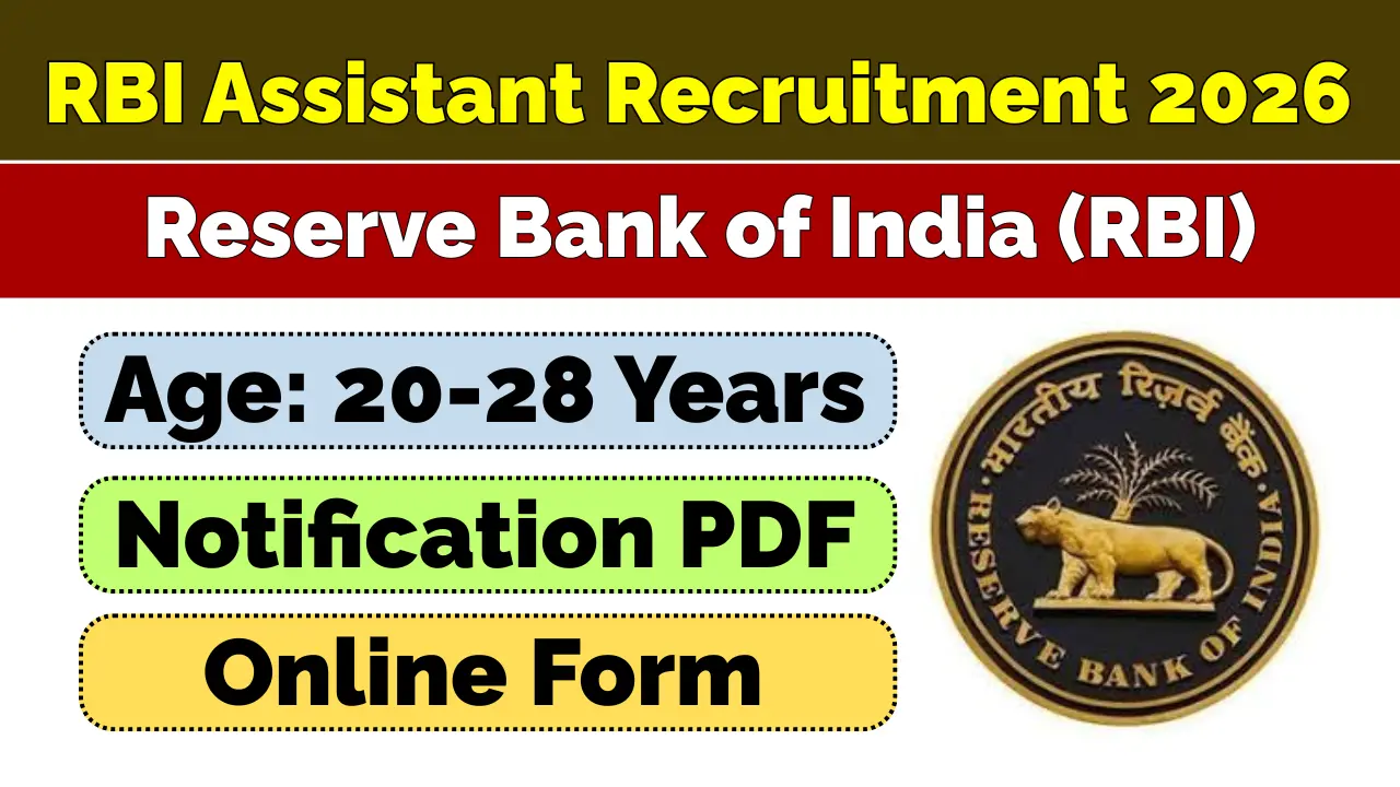 RBI Assistant Recruitment 2026