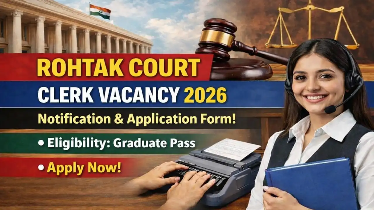 Rohtak Court Clerk Vacancy 2026