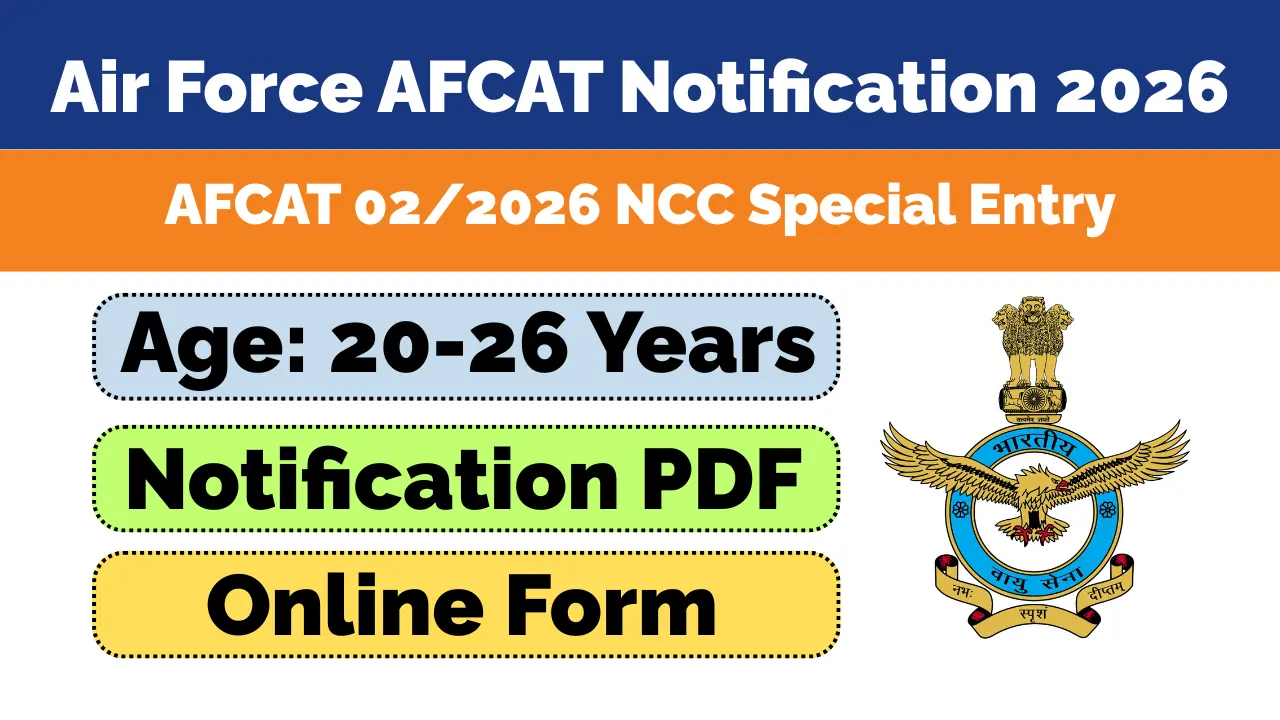 AFCAT 022026 Notification