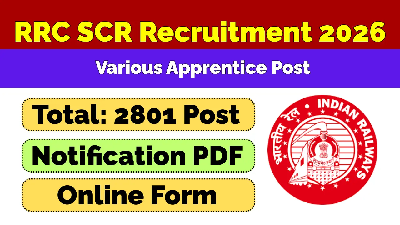 RRC SCR Apprentice Recruitment 2026
