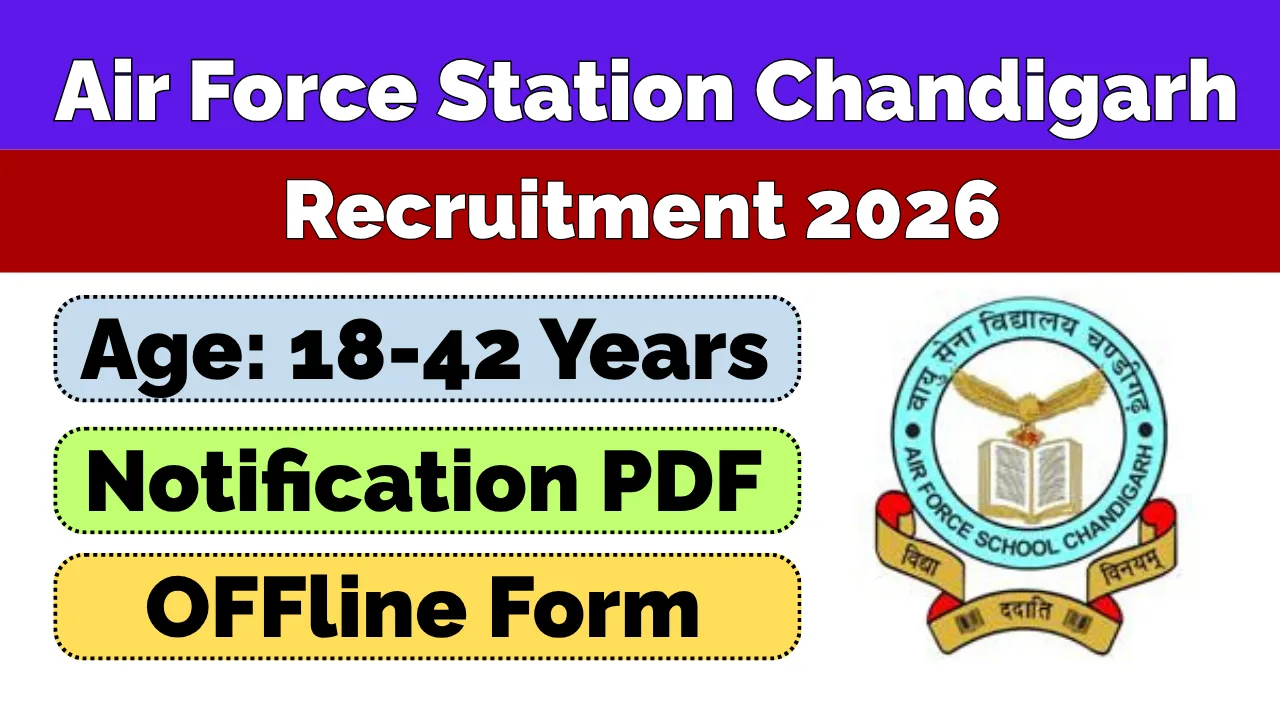Air Force Station Chandigarh Vacancy 2026