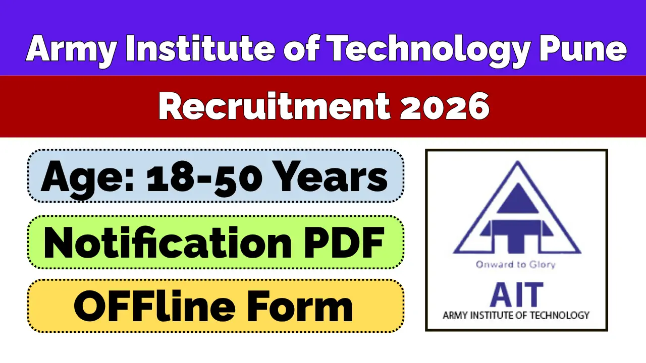Army Institute of Technology Pune Vacancy 2026