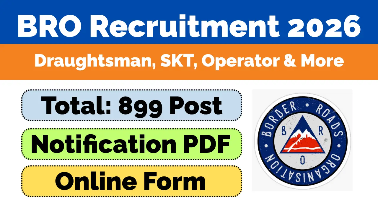 BRO Recruitment Advt 012026