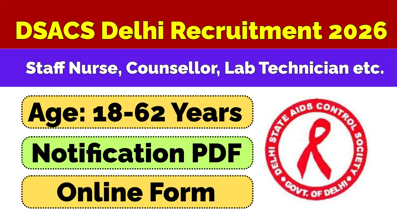 DSACS Delhi Recruitment 2026
