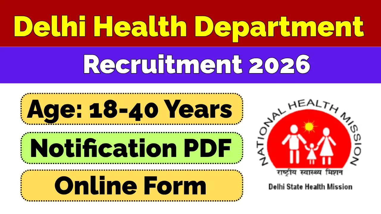Delhi Health Department Recruitment 2026