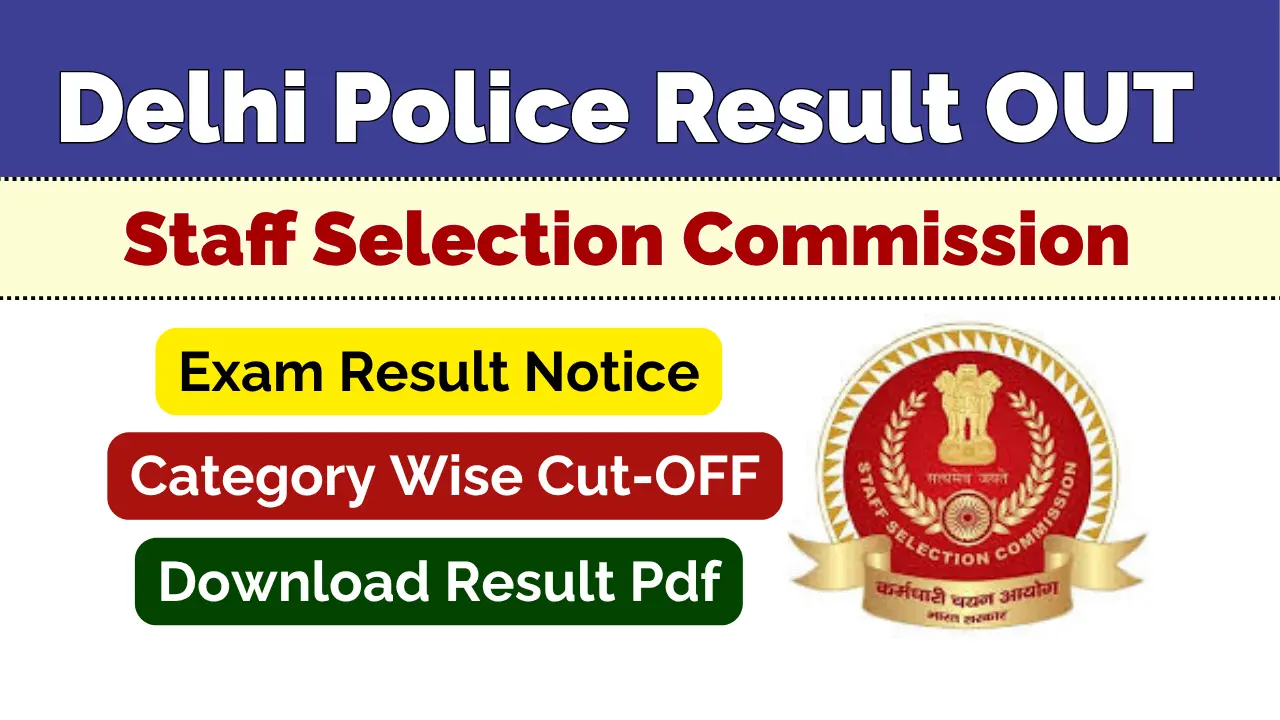 Delhi Police Result 2026