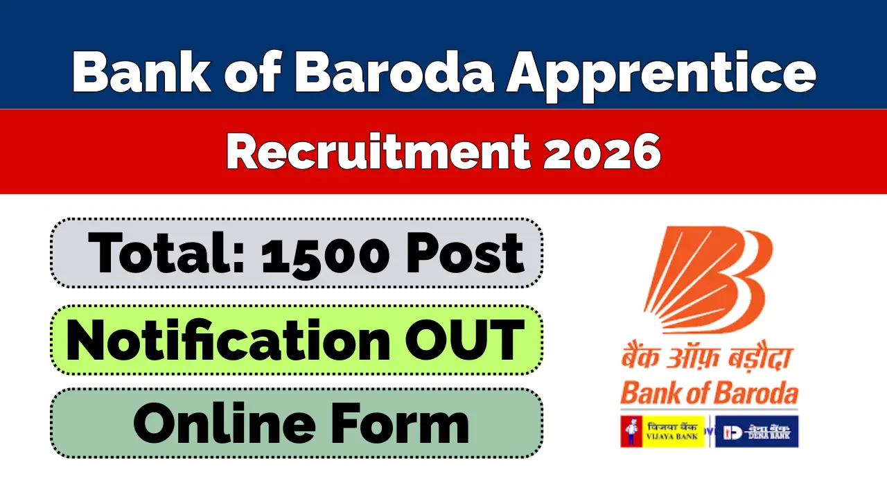 Bank of Baroda Apprentice Recruitment 2026
