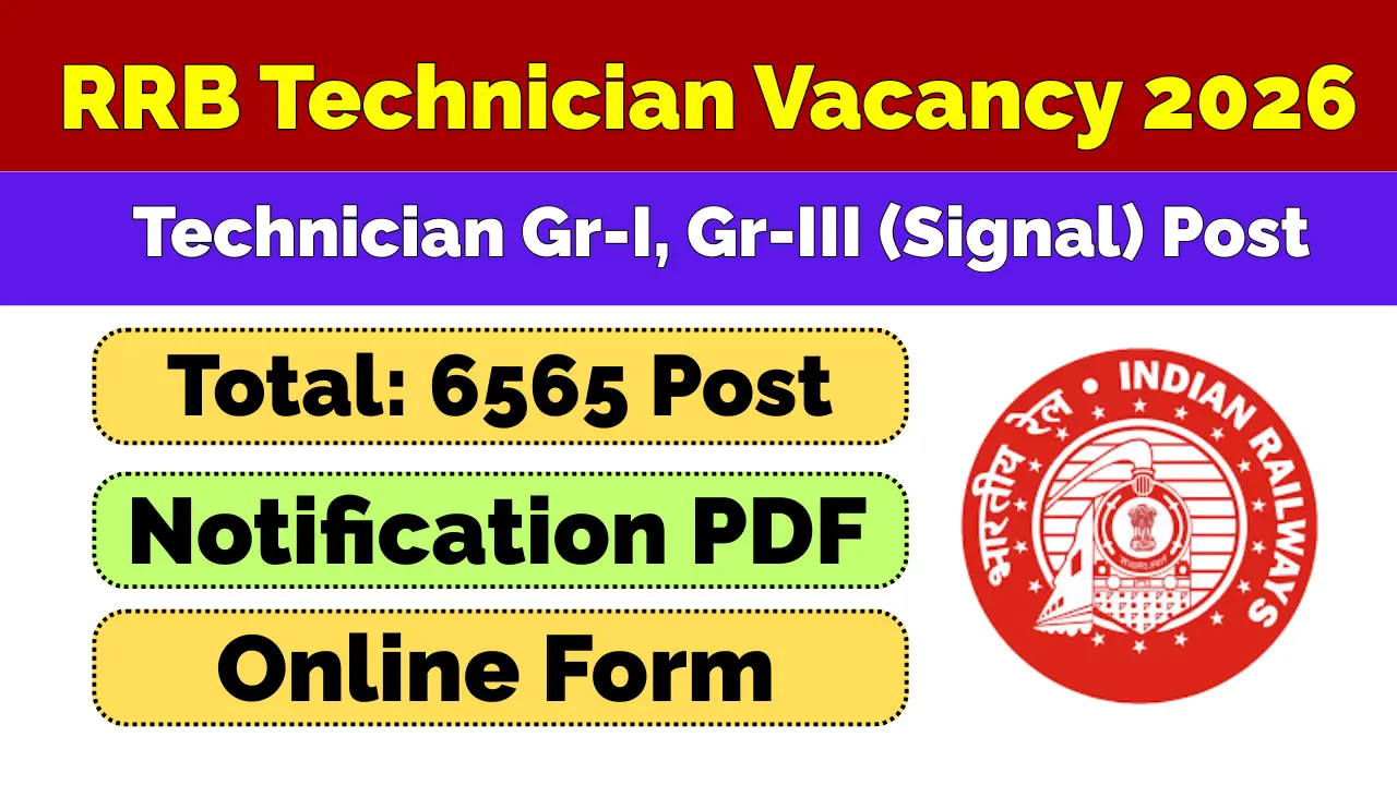 RRB Technician Recruitment 2026