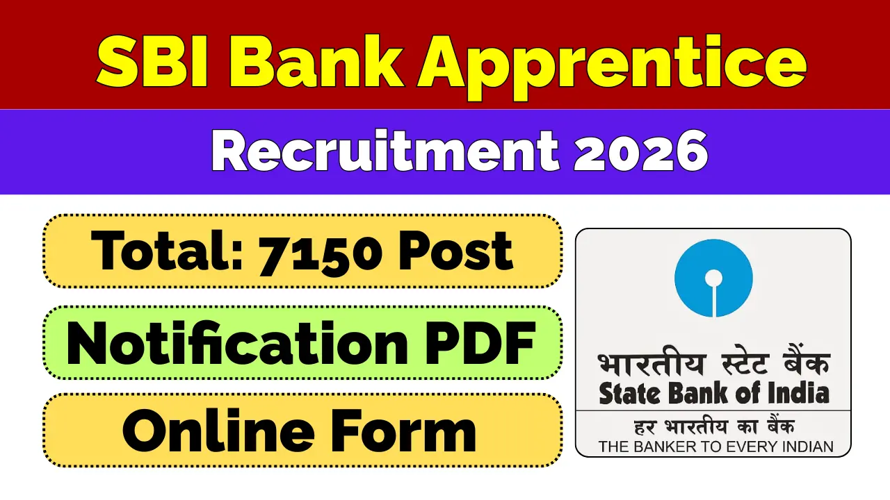 SBI Bank Apprentice Recruitment 2026