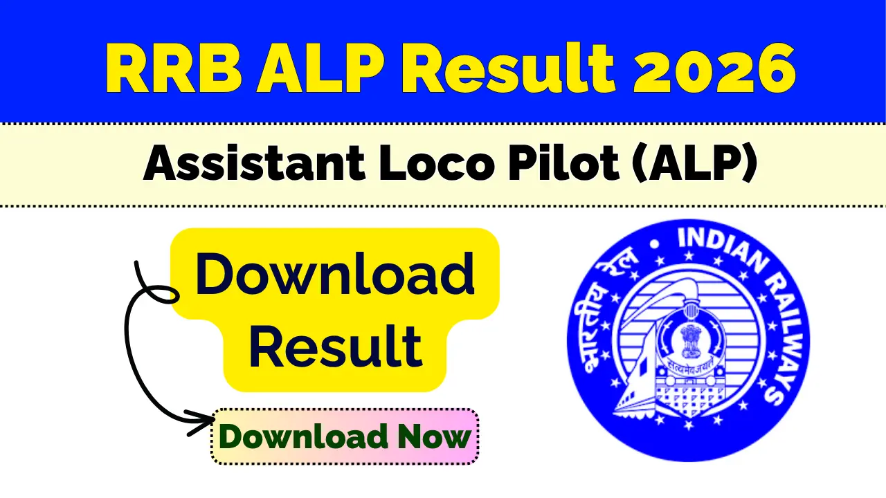 RRB ALP Result 2026 OUT