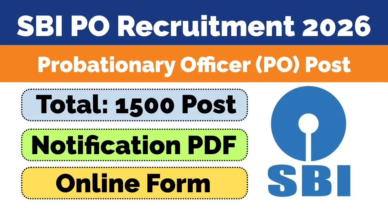 SBI PO Recruitment 2026