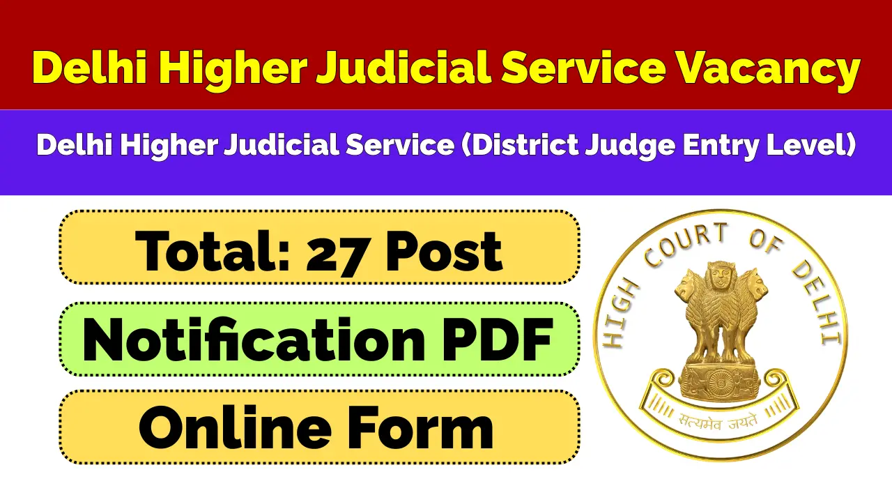 Delhi Higher Judicial Service (HJS) Exam 2026