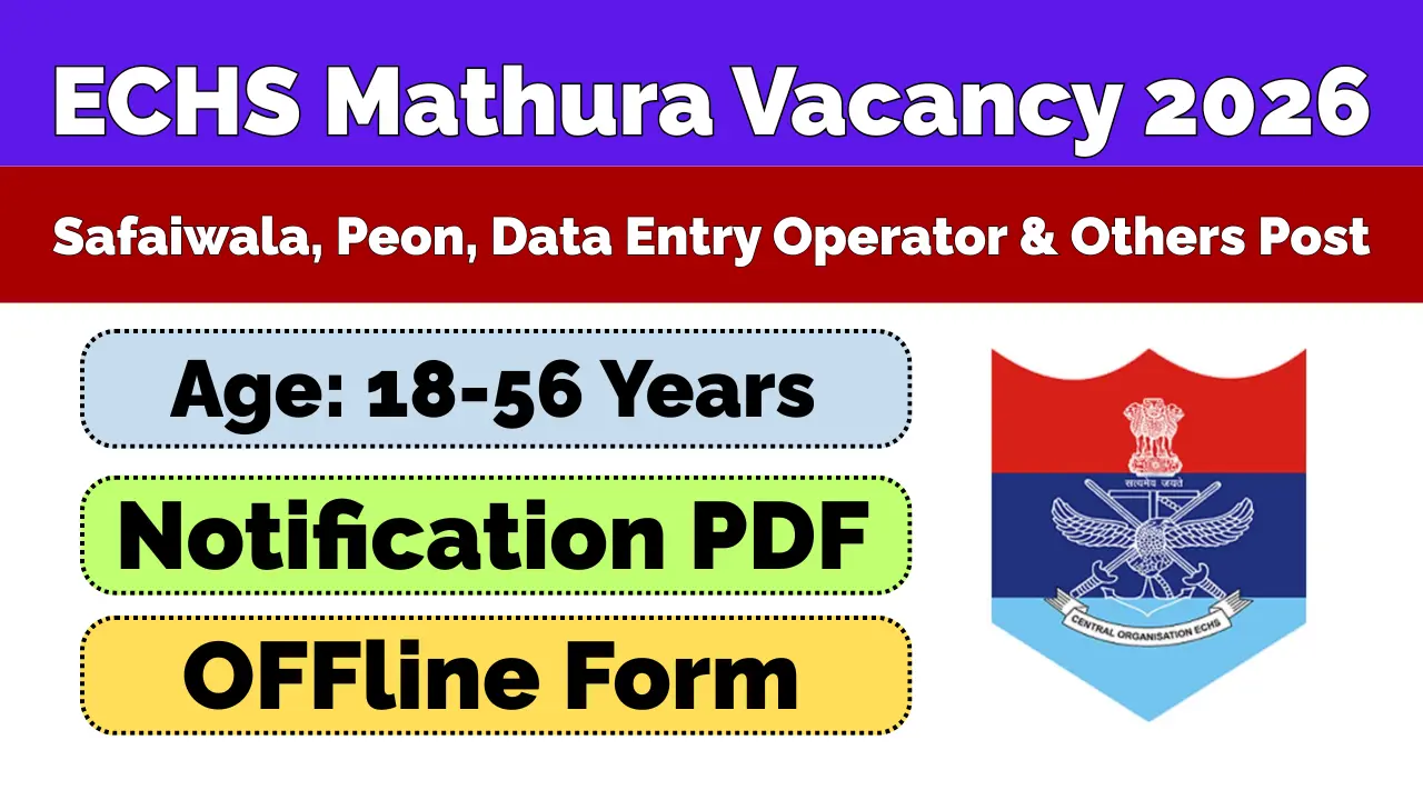 ECHS Mathura Vacancy 2026