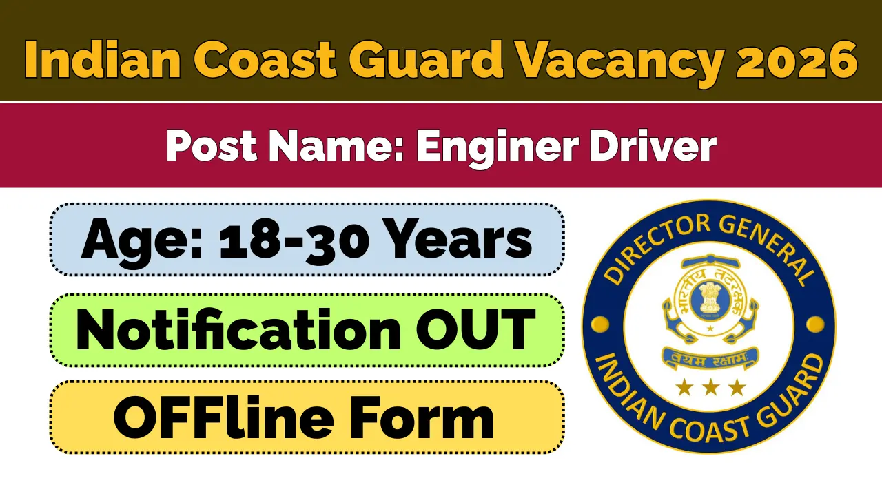 Indian Coast Guard Driver Recruitment 2026