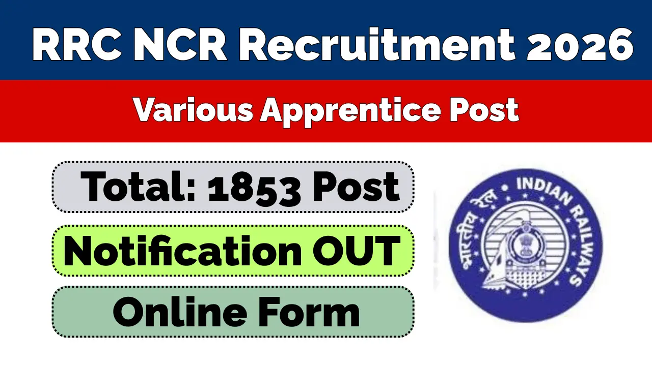 RRC NCR Apprentice Recruitment 2026