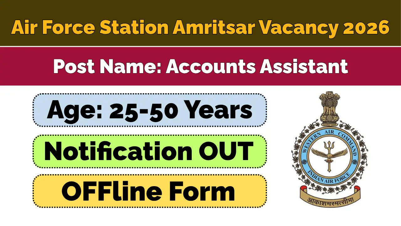 Air Force Station Amritsar Recruitment 2026