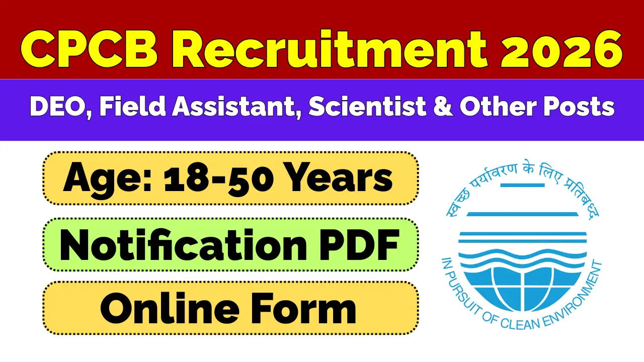CPCB Recruitment 2026