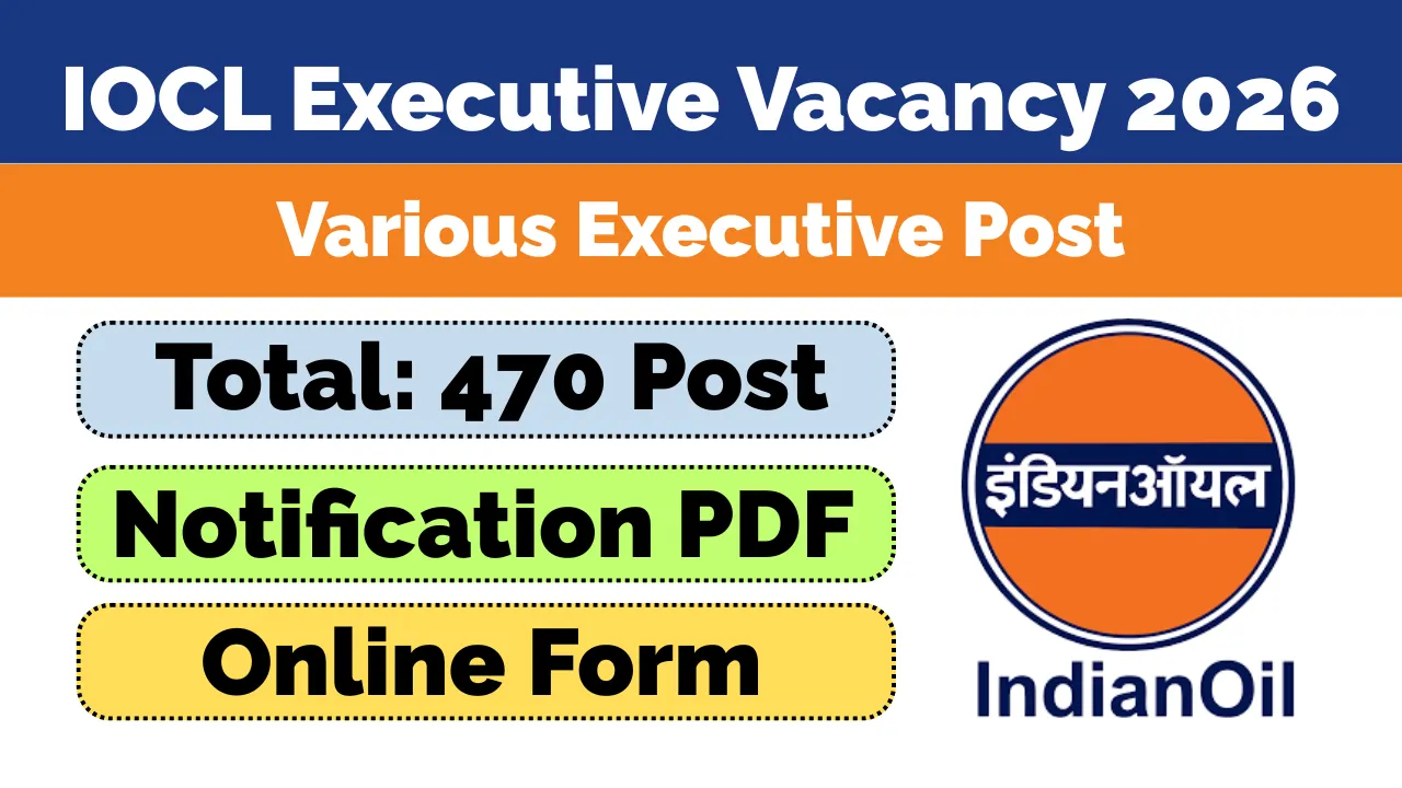 IOCL Executive Recruitment 2026