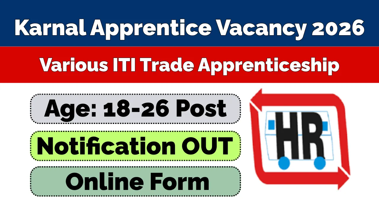 Karnal Apprentice Recruitment 2026