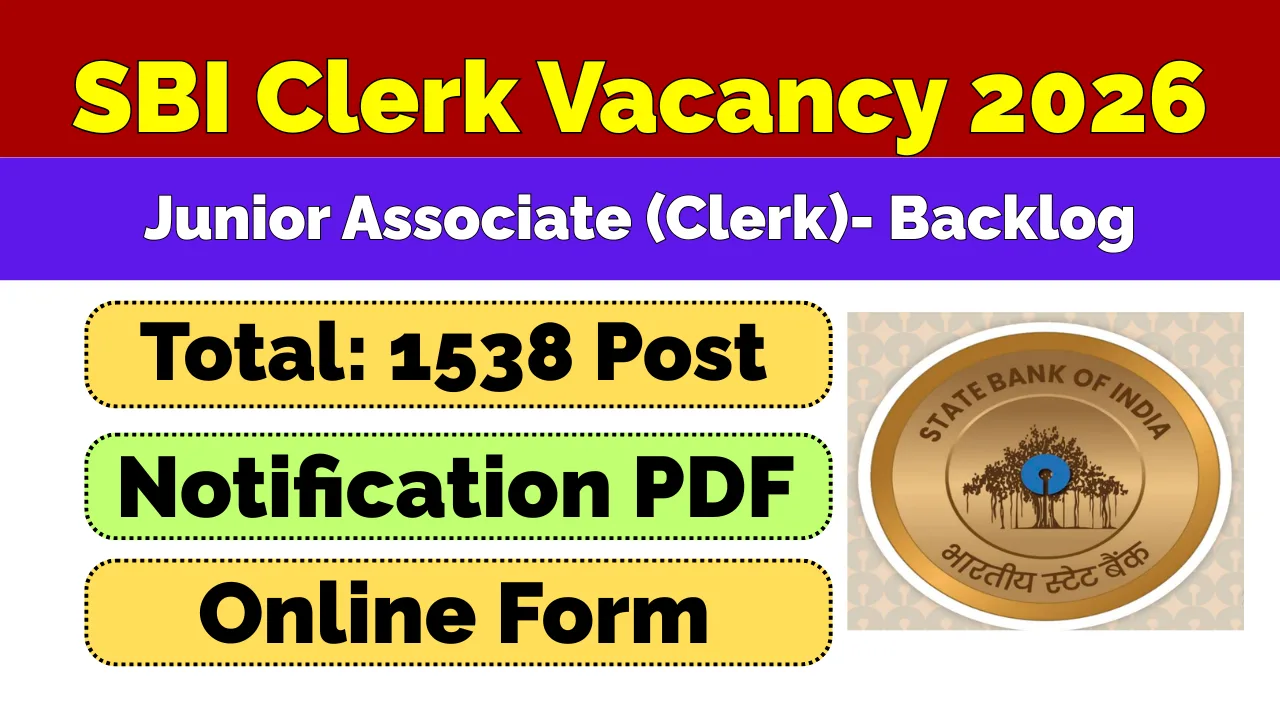 SBI Clerk Recruitment 2026
