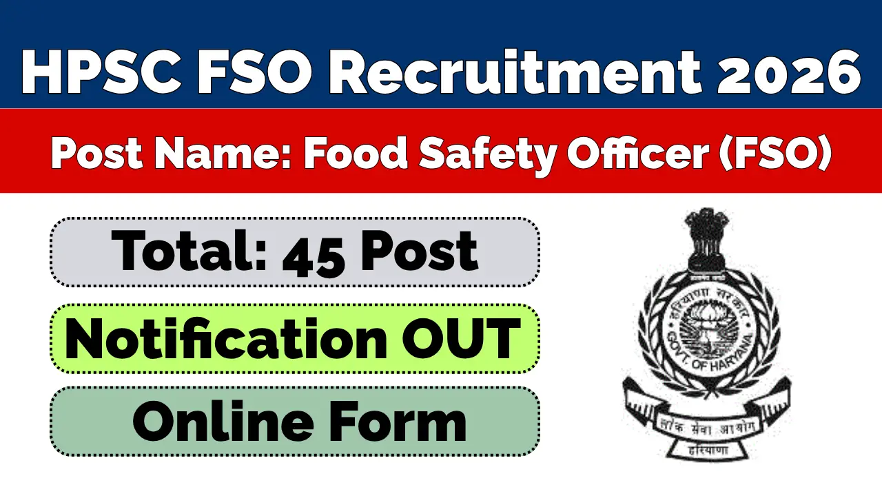 HPSC Food Safety Officer Recruitment 2026