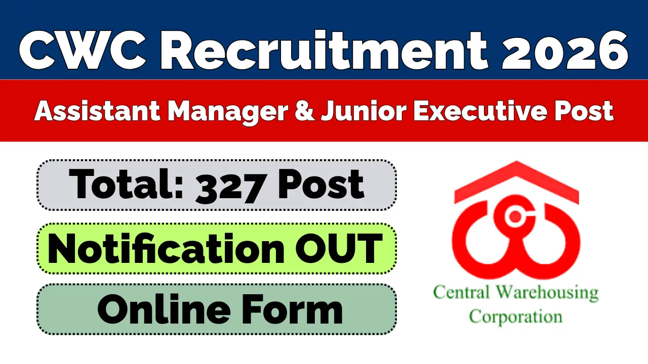 Central Warehousing Corporation Recruitment 2026