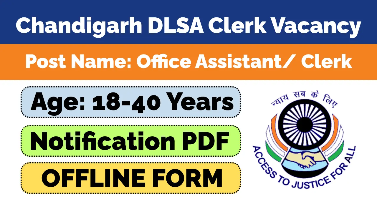 Chandigarh DLSA Clerk Recruitment 2026