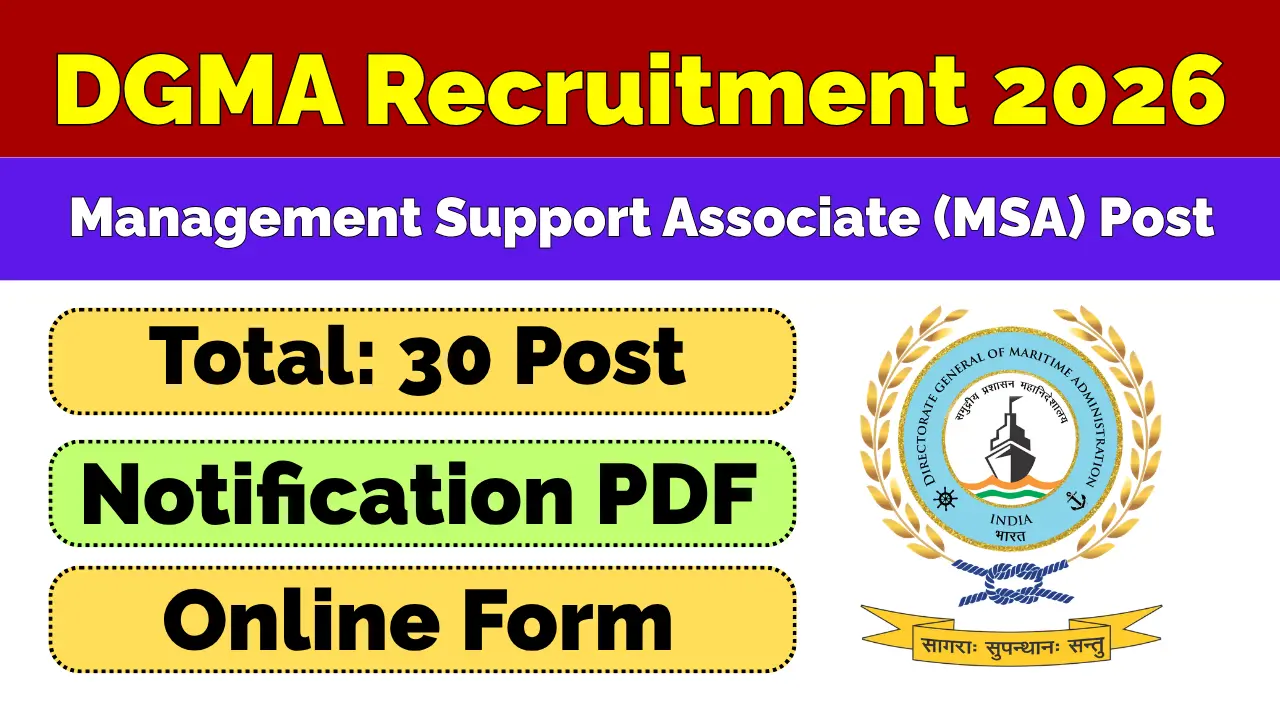 DGMA Recruitment 2026