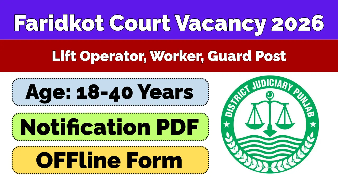 Faridkot Court Vacancy 2026